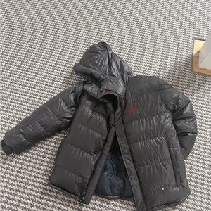 Men L Large Marmot Black Puffer Jacket
